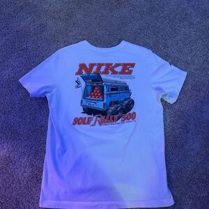 Nike White Sole Rally 500 Graphic Tee